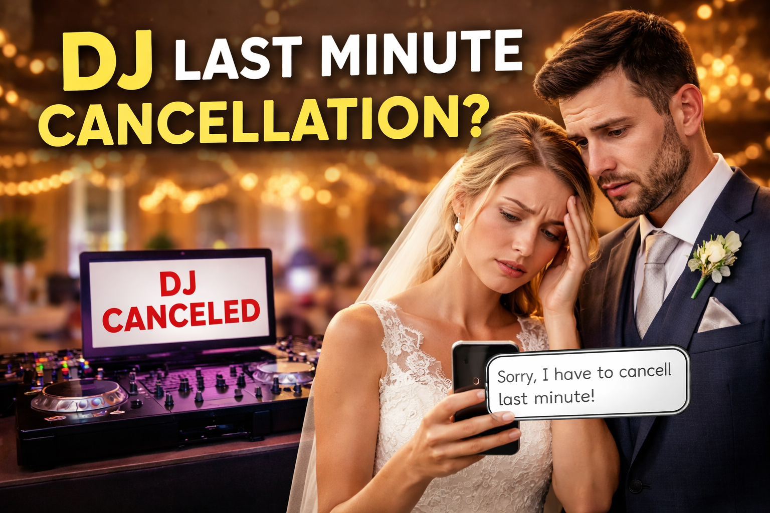 What Happens If Your DJ Cancels Last Minute?
