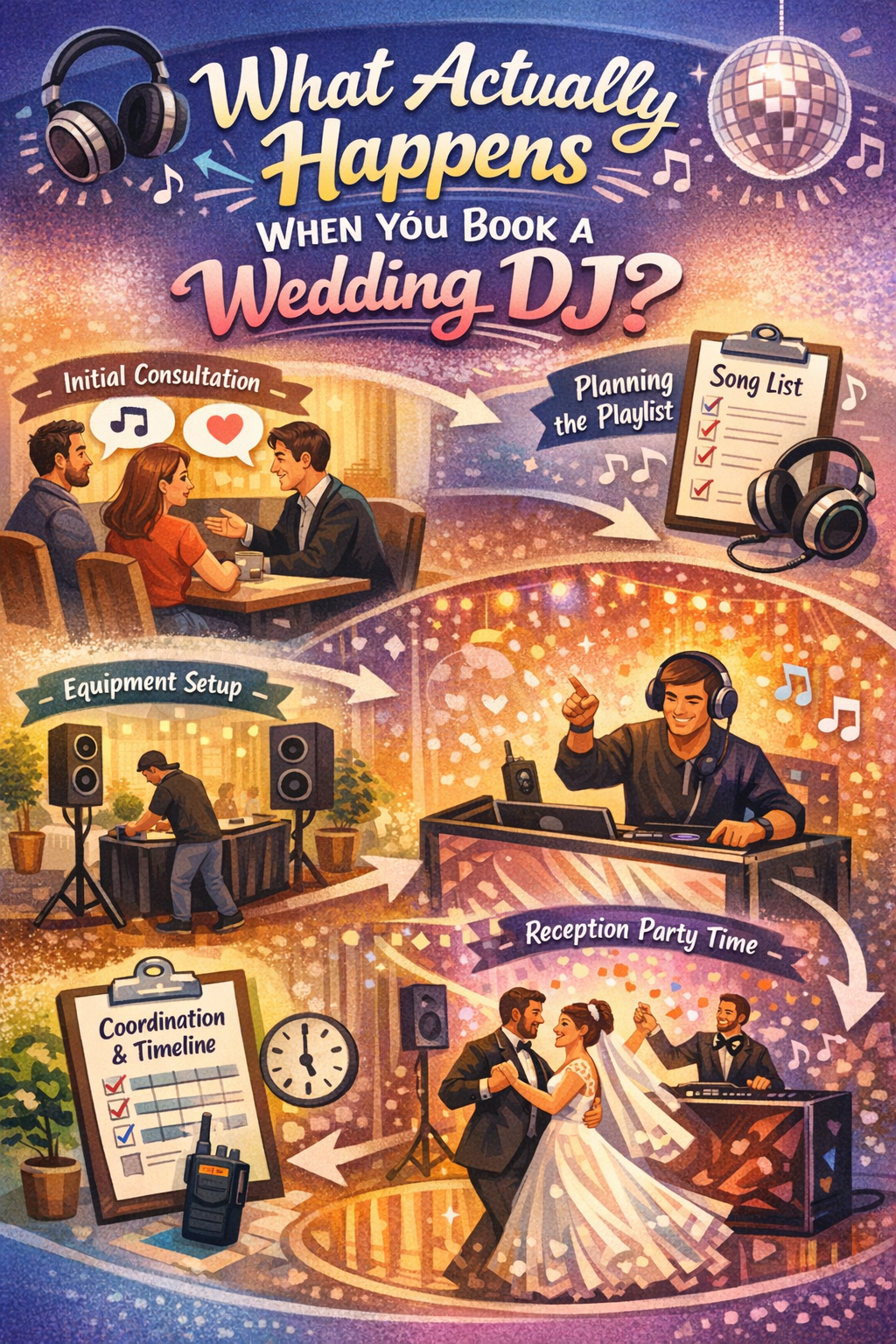 What Actually Happens When You Book a Wedding DJ?